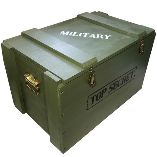 Caisse militaire top secret - caisse, en
