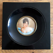 Miniature XIXe Mme Récamier