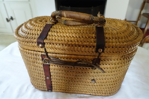 Panier ancien vannerie antic - vannerie,