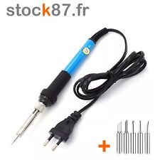 2124# Fer à souder 60W , température réglable, livré avec 6 pannes