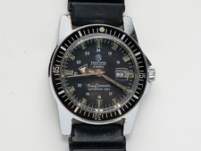 Vintage Mortima Super Datomatic 38mm Manual Wind 17j Dive Watch