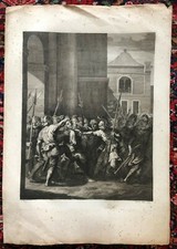 Grande Gravure XVIIe d'après