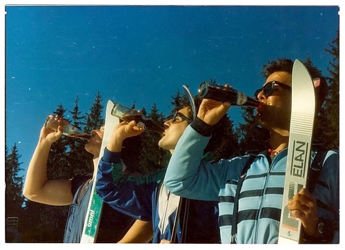 Trois hommes buvant pepsi - trois, du