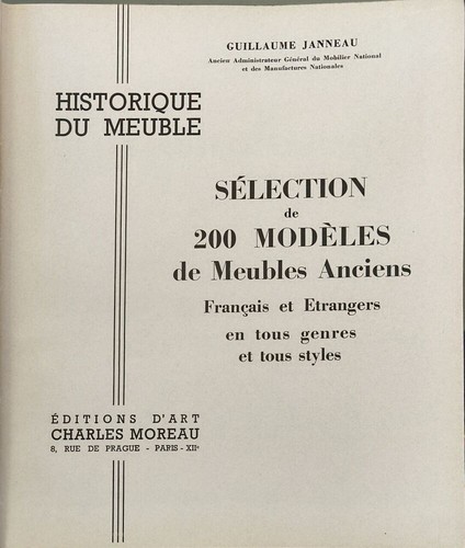 Historique meuble - du,