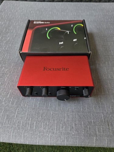 Focusrite scarlett solo 4th - scarlett,