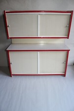 Antique Vintage Formica Kitchen Buffet Doll Toy Height 54cm