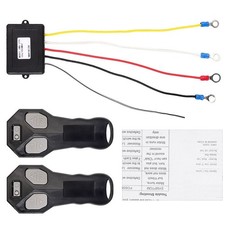 Kit double télécommande sans fil 12V 24V pour treuil avec voyant lumineux
