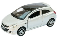 Voiture Welly Opel Corsa OPC Silver Metallic 1:34 1:39 Scales 4,5 pouces en...
