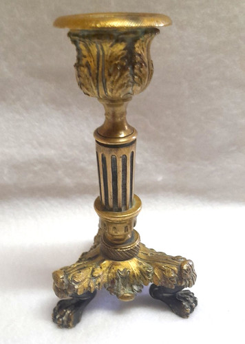 Bougeoir tripode bronze - bougeoir,