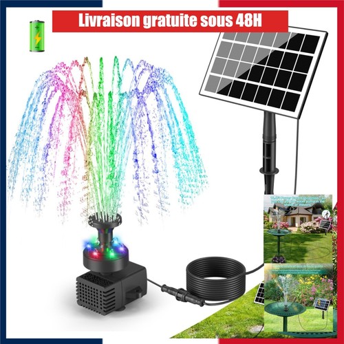 Fontaine solaire flottante
