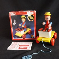 Xylophone en bois Siso, jouet musical à tirer en forme de clown, en parfait...