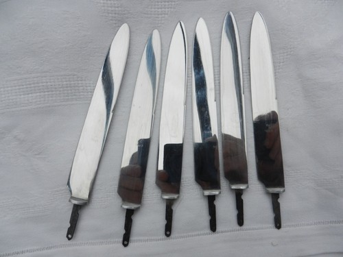 Lot six lames couteaux - de,