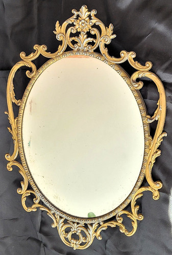 Miroir ovale ancien - , de