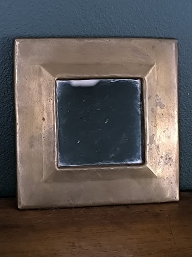 Ancien miroir laiton déco - ancien,