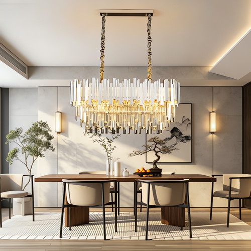 80cm lustre cristal - lustre, pour