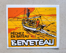 STICKER old sticker Beneteau 1975 sailboat boat Hubert PACTEAU Challans