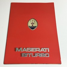 MASERATI BITURBO / 8p brochure