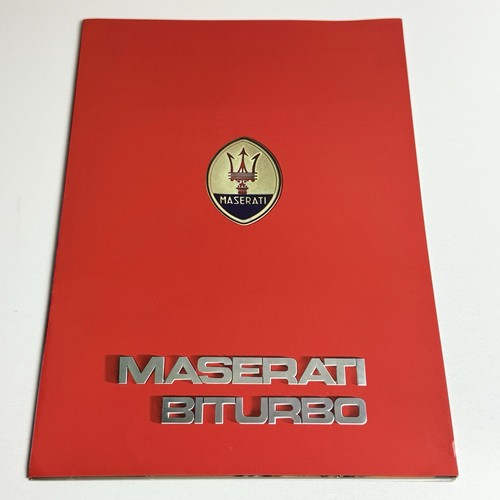 Maserati biturbo 8p brochure - /,