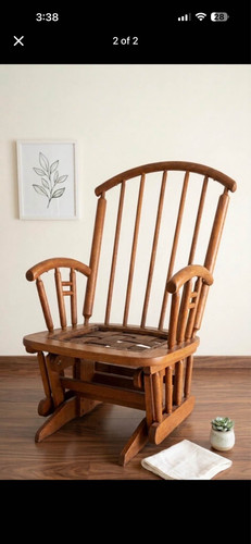 Antique solid wood rocking - antique,
