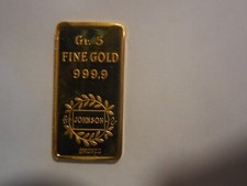 3) lingot d'or Johnson