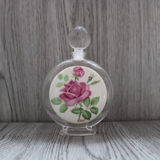 Vintage Perfume Bottle - Waltersperger Glass & Limoges Porcelain - 75ml