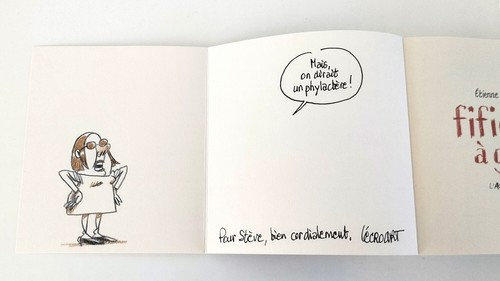 Dédicace lécroart fifiches - dédicace,
