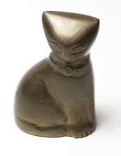 Bibelot Chat Indien en Laiton