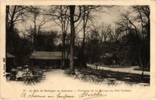 Old postcard Bois de Boulogne