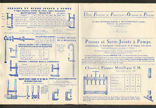 MONTBRISON (42) WOOD TOOL FACTORY / PRESSES & CLAMPS "UFFOP"