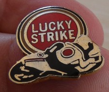 RARE LUCKY STRIKE EGF MOTORCYCLE SMALL PIN'S NICER THAN PHOTO