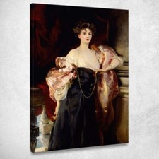 Portrait D'Hélène Vincent Vicomtesse D Abernon John Singer Sargent, jss227 table