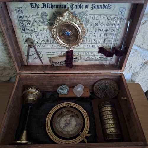 Coffret alchimiste franc - alchimiste,,