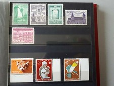timbres belges : 1960 - 1962  COB n° 1205 à 1208, 1210, 1186, 1136...  NEUF **