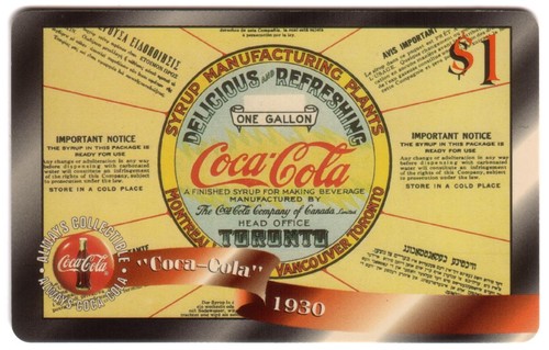 Coca cola gallon - coca-cola, '96