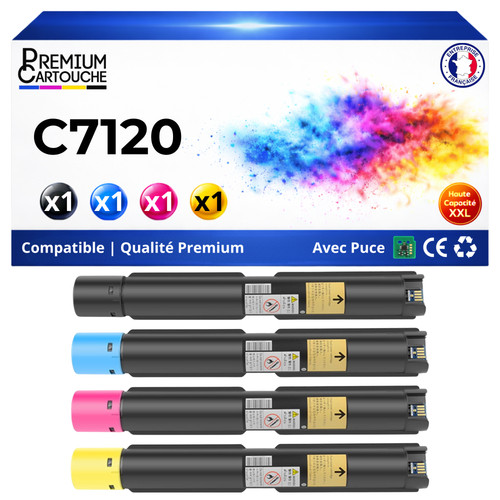 Pack toners compatibles - 4,