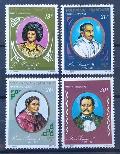 Série timbres polynésie - 4,