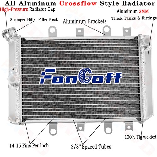 Aluminum atv radiator for - radiator,