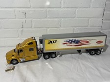 Franklin Mint Peterbilt 387 Tractor Trailer 1:32 Scale No Box DAMAGED READ