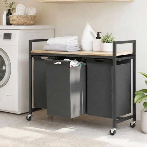 Panier linge avec - panier, à
