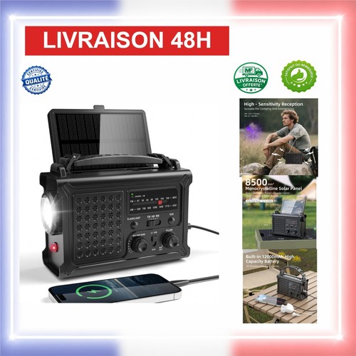 Radio solaire portable fm - radio,