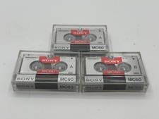 3 X SONY Microcassette micro