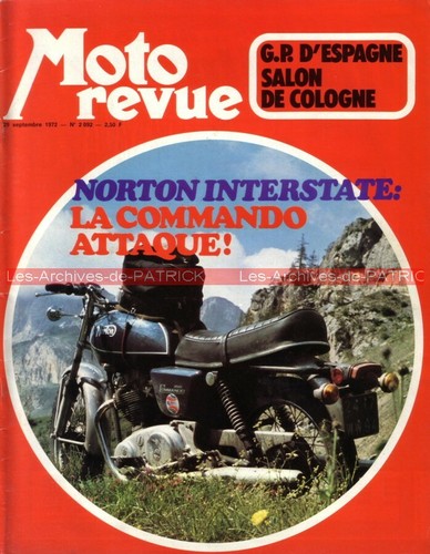 Moto revue 2092 norton 750 - 2092,