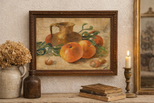 Nature morte ancienne - , signée