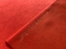 GENUINE Alcantara Fabric Pannel Sold By The Metre Colour: 4996 RED 149cm Wide!
