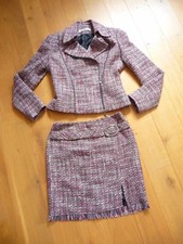 tailleur jupe droite, veste