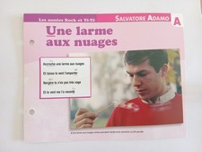 CARTE FICHE - SALVATORE ADAMO