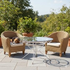 Table Basse Vintage Fer Forgé