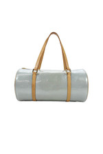 Louis Vuitton Womens Vernis Bedford Monogram Barrel Bag Handbag Silver