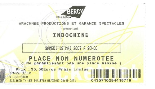 Rare ticket billet de - billet,