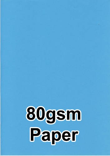 Bleu vif couleur - 50, 80gsm